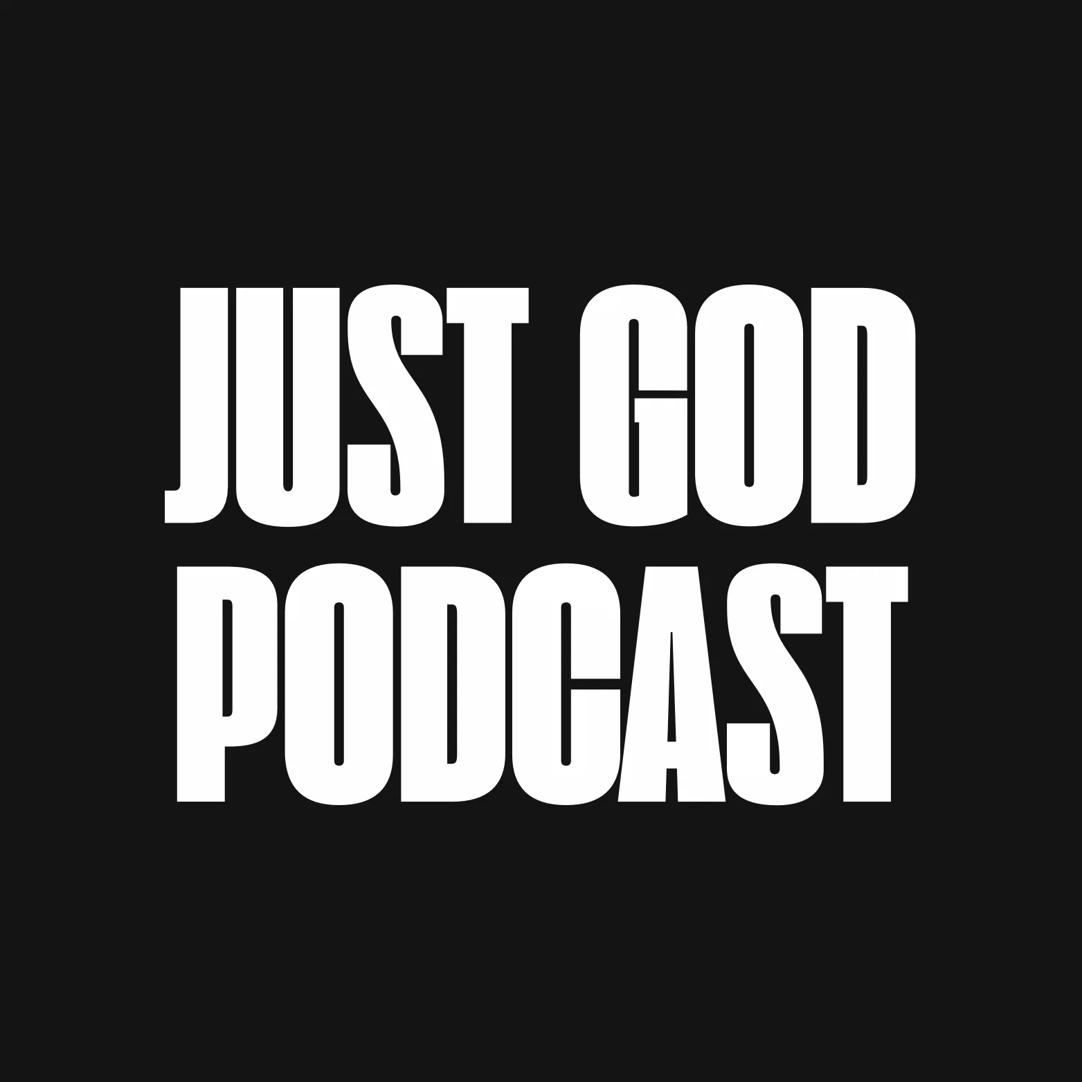 Just God Podcast Logo