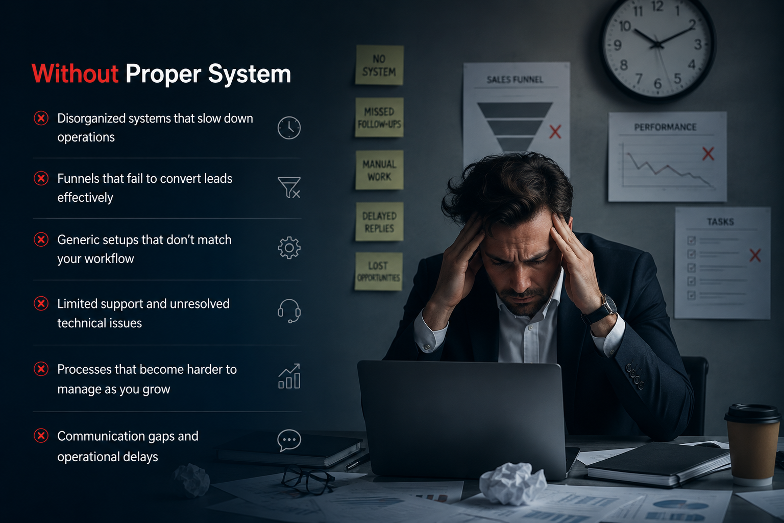Without Proper System