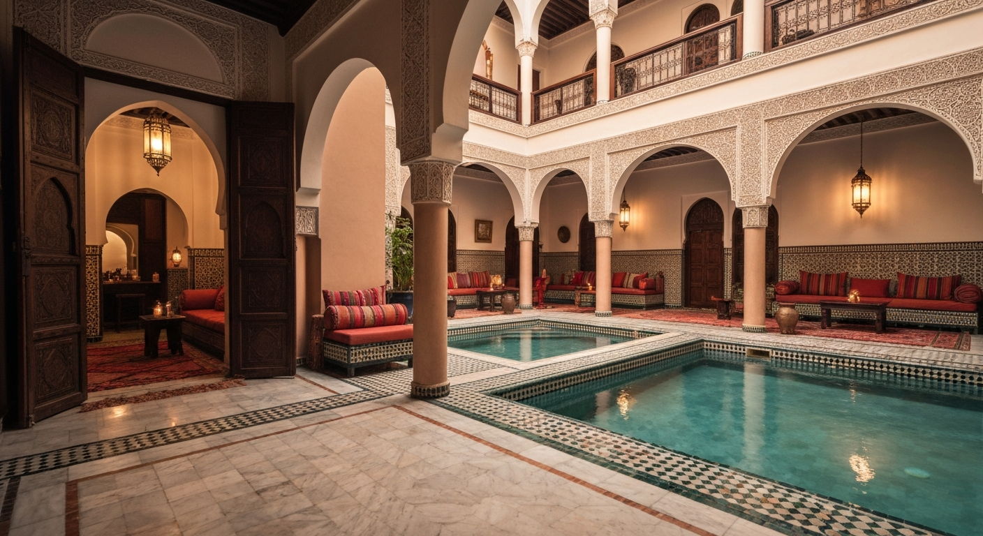 Le luxe discret des riads marocains