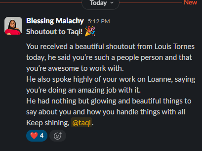 Community Shoutout