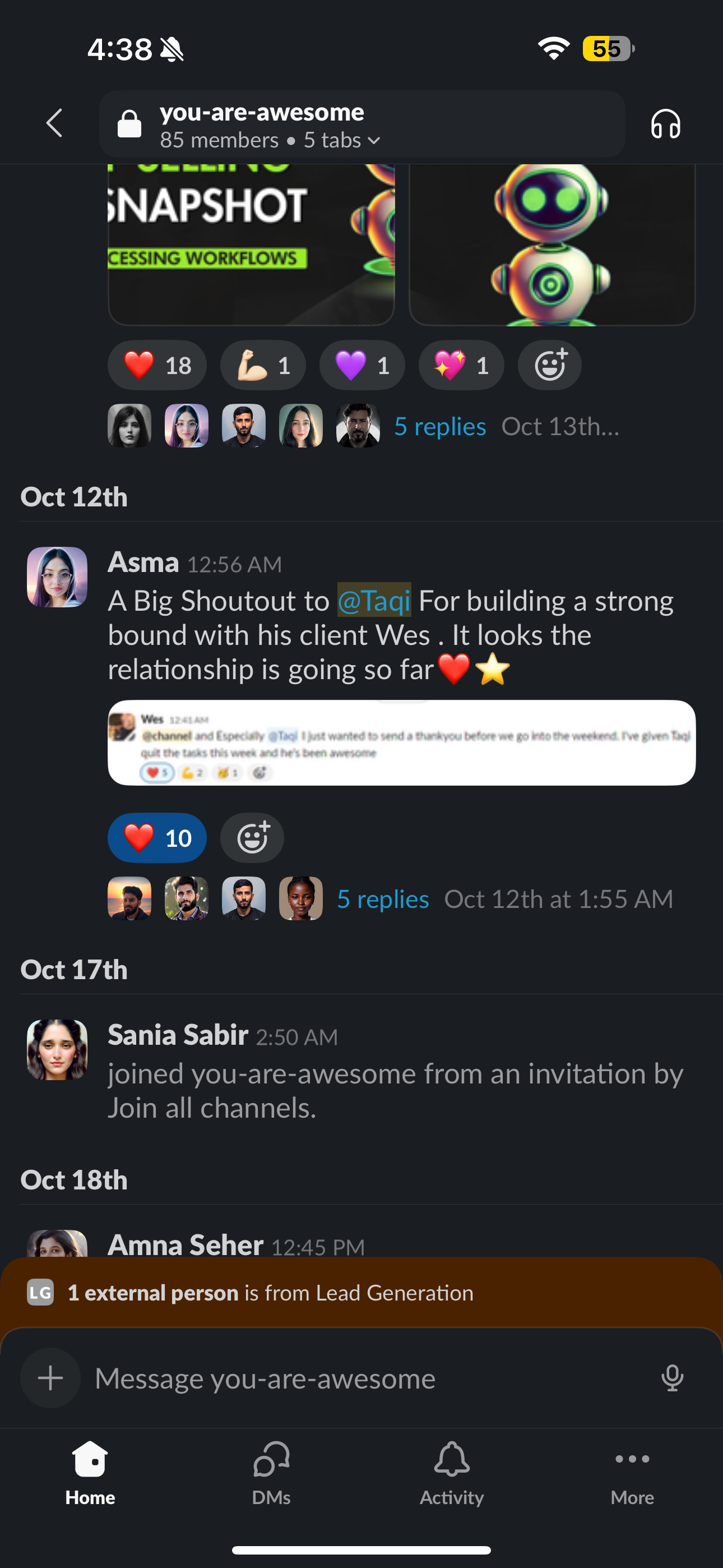 Community Shoutout