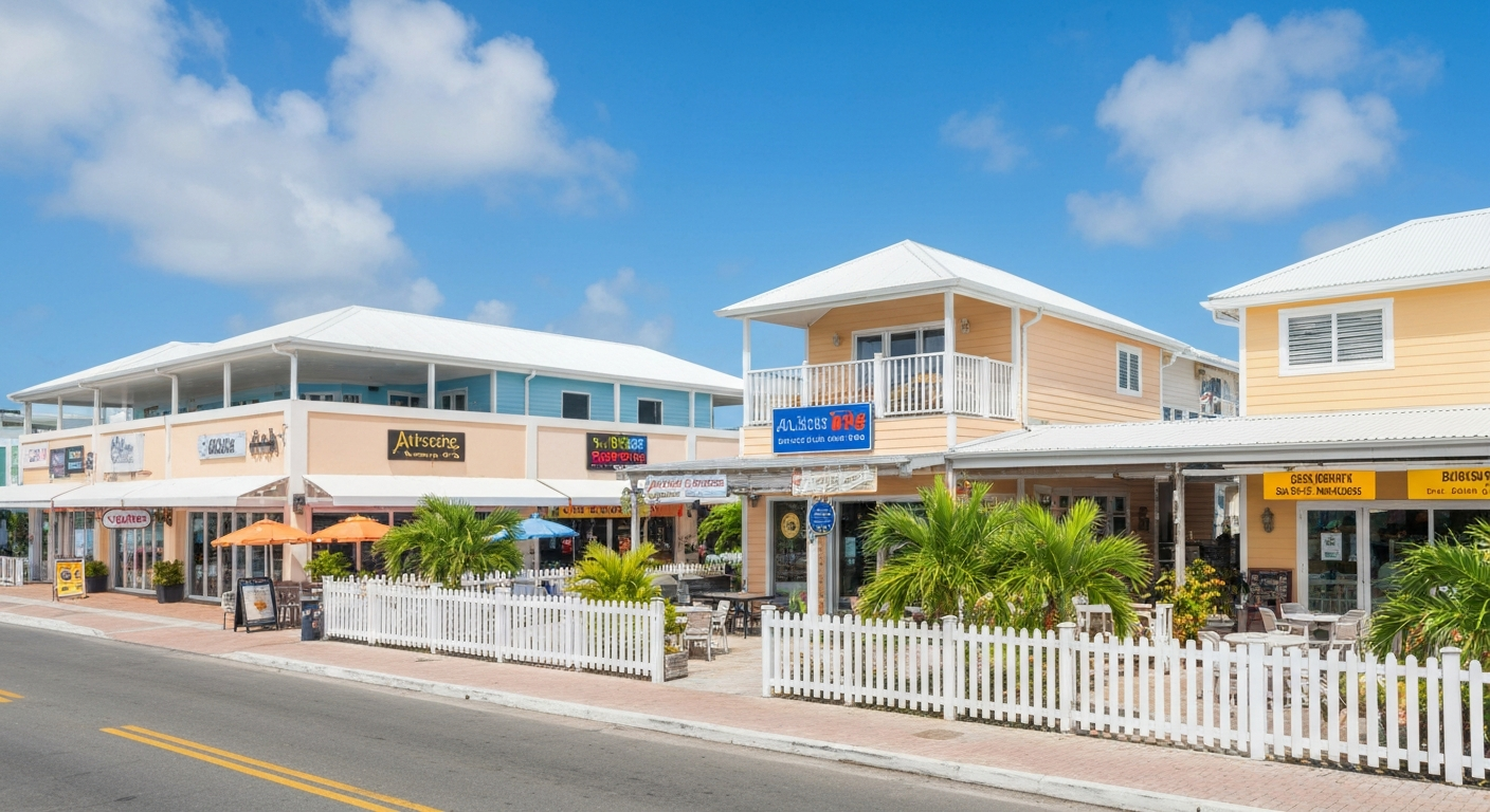 Cole Bay Commercial and Residential Area