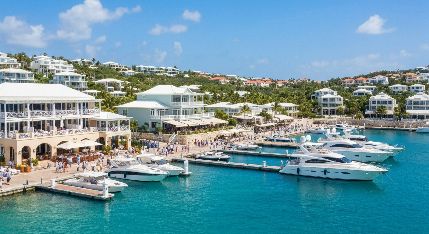 Premium French Caribbean marina in Saint Martin