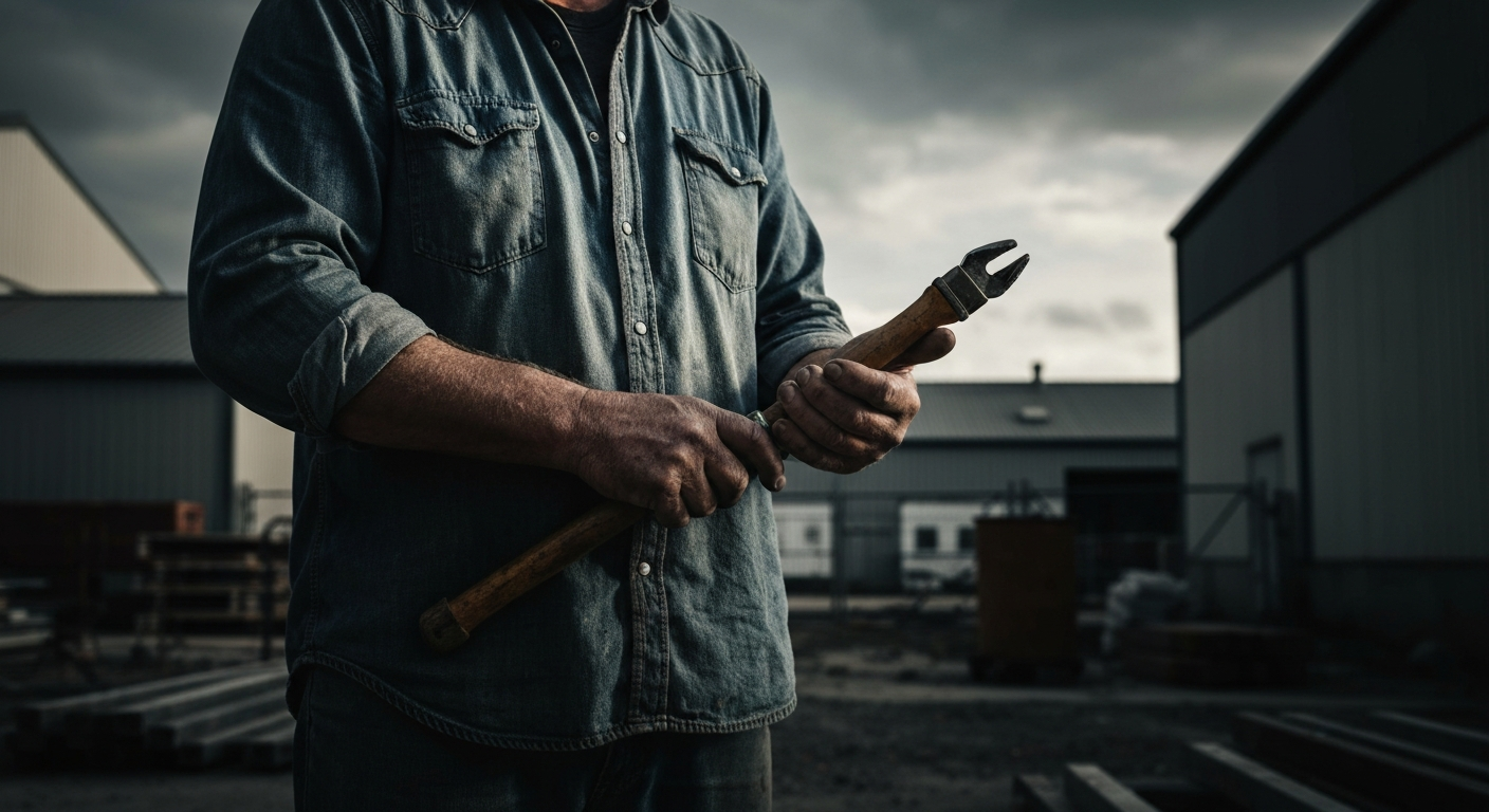 Tradesperson working
