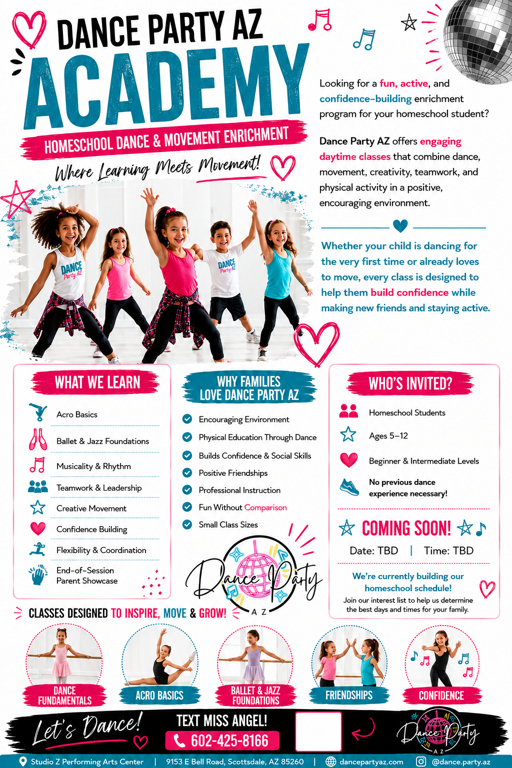 Dance Party AZ Academy - Homeschool Dance & Movement Enrichment Program