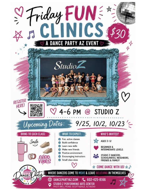 Dance Party AZ Friday Fun Clinics