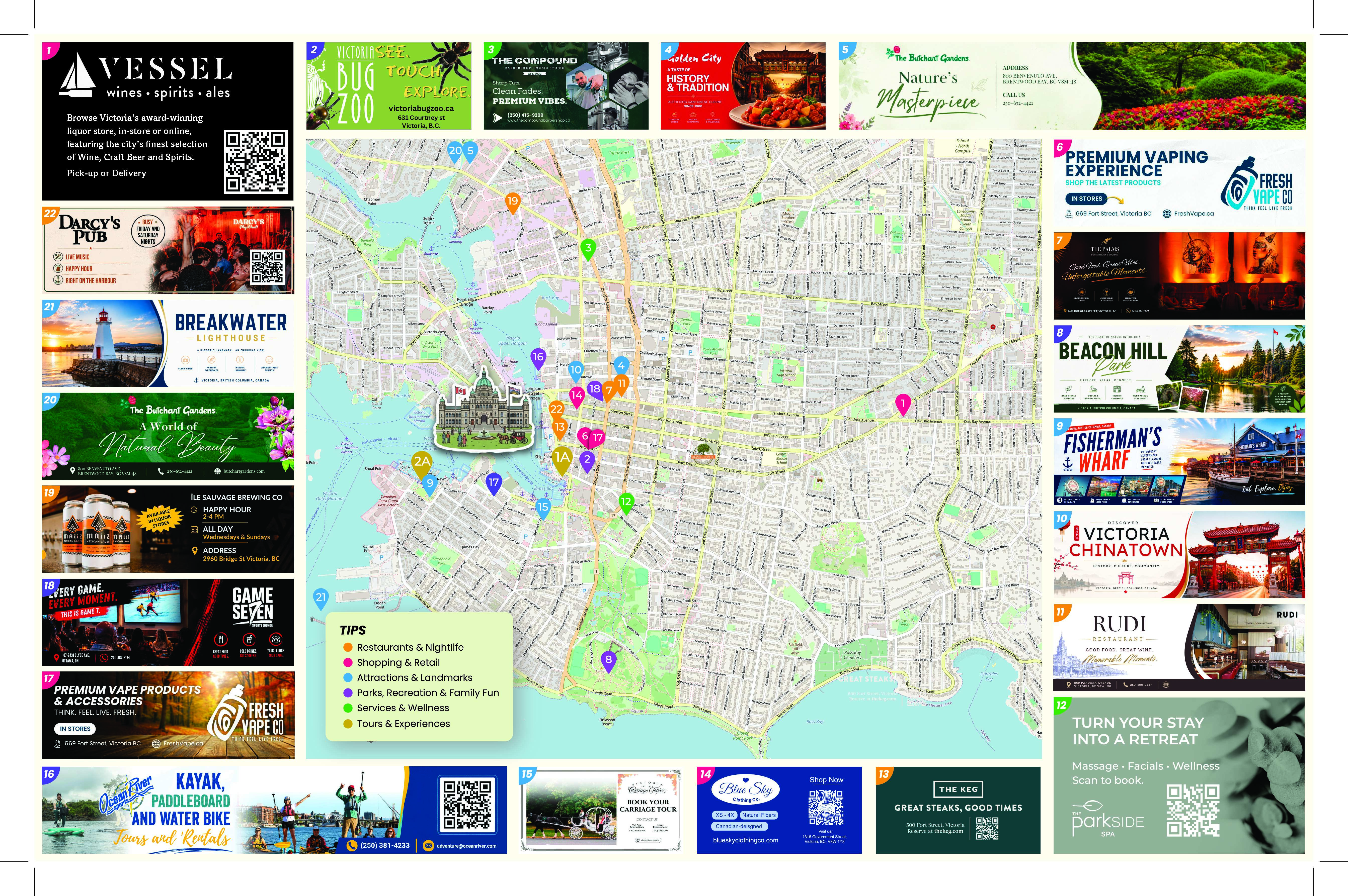 Victoria Tourist Map 2