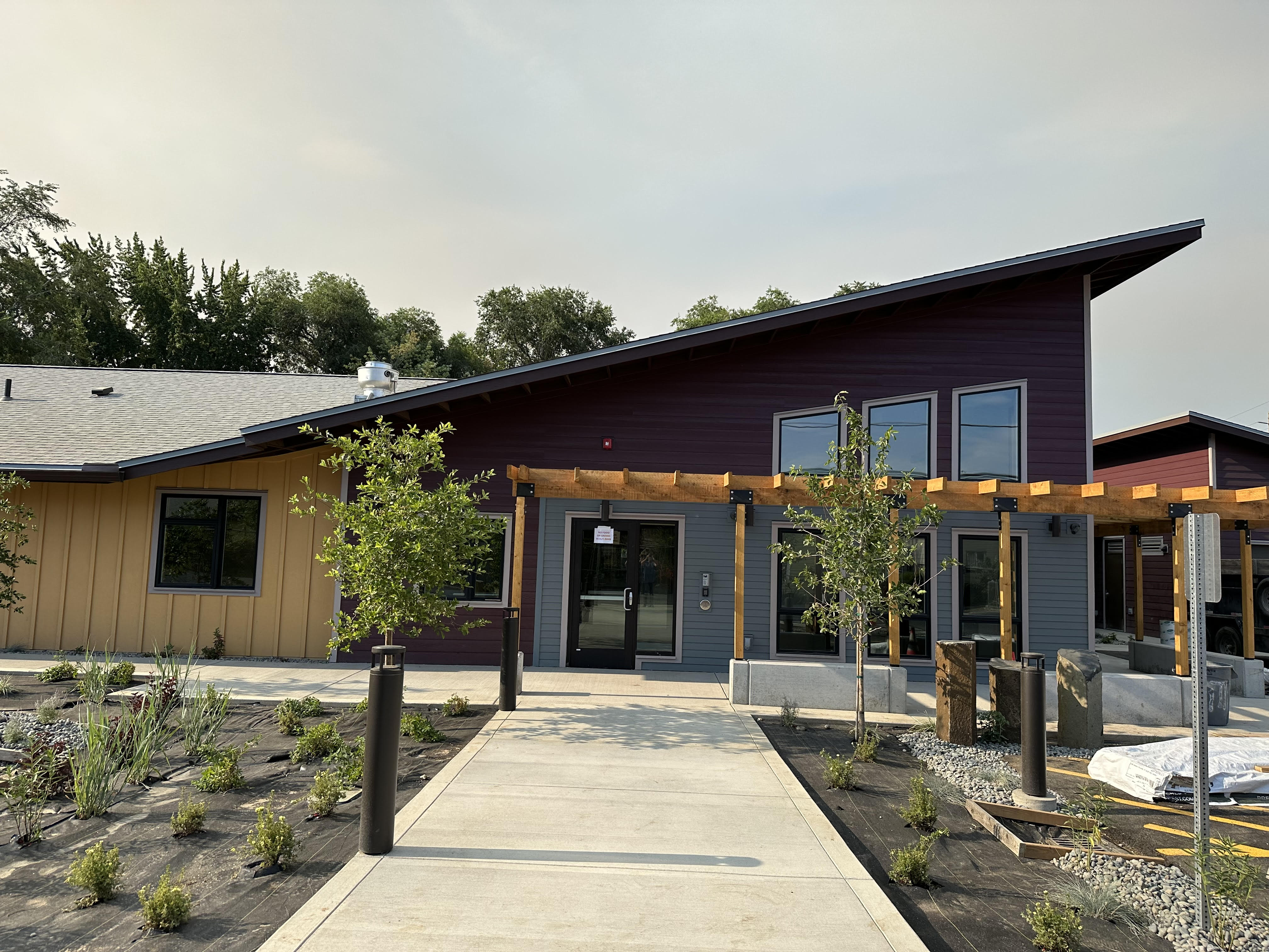 Commercial building exterior