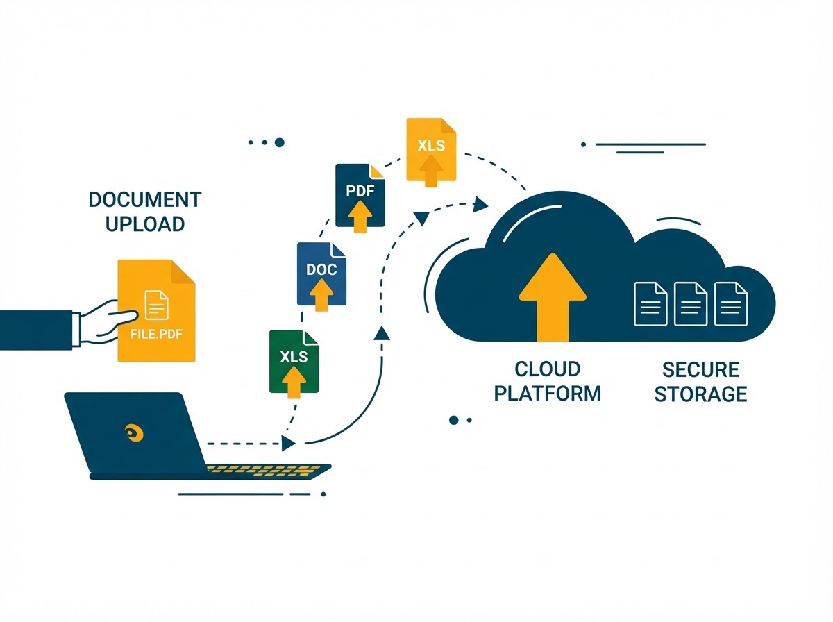 Upload the documents