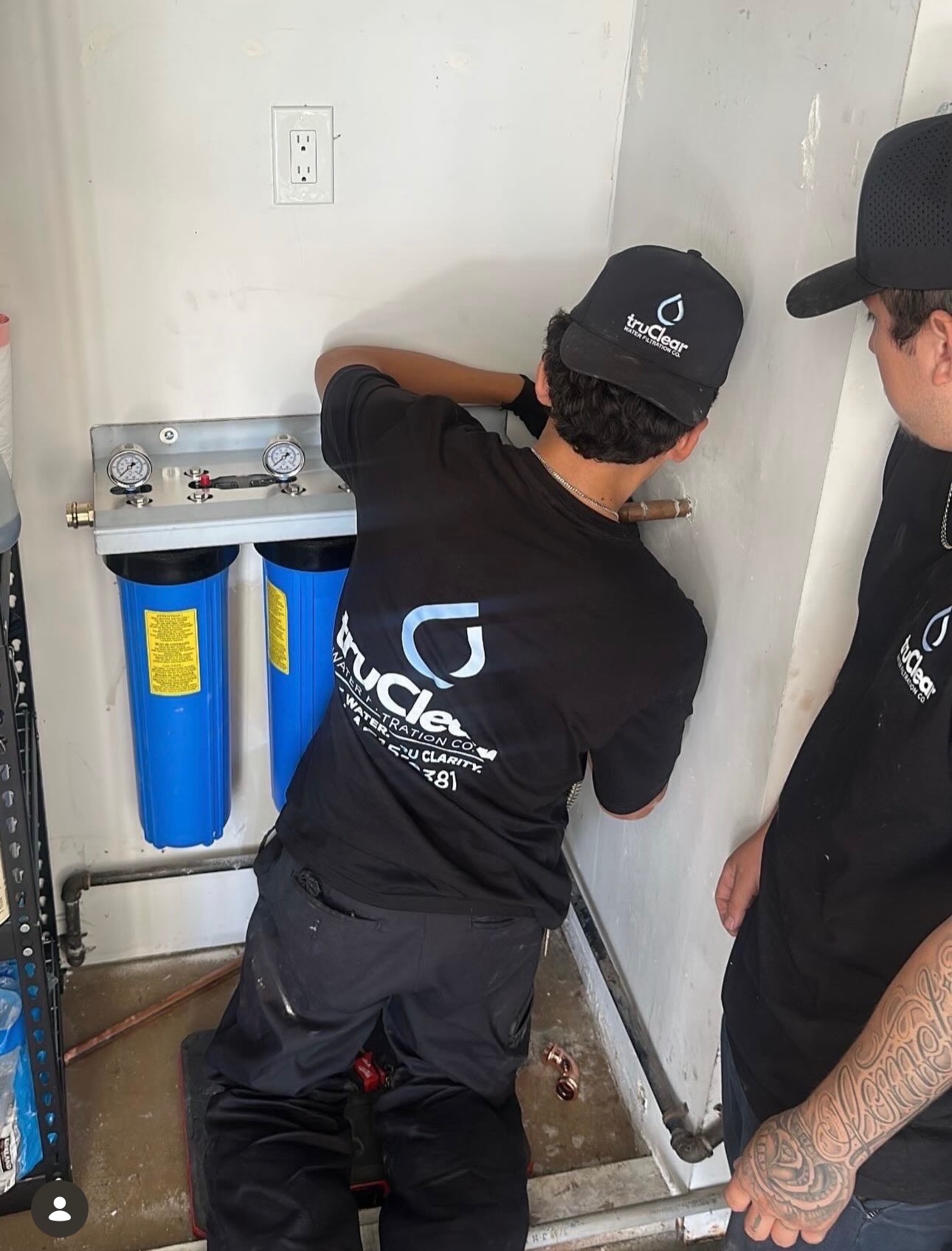 Team member working