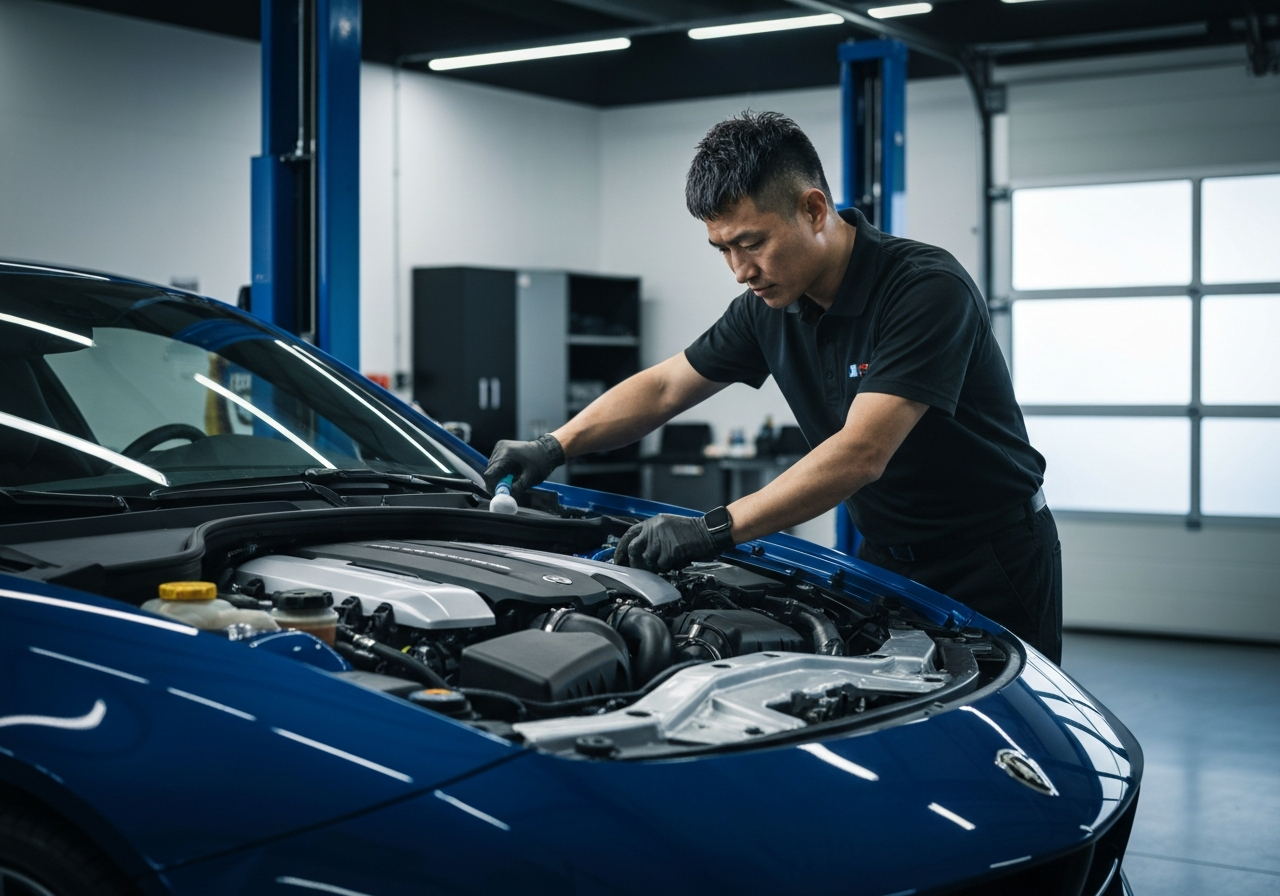 Limpeza de Automóveis com desengordurante ALLTOK