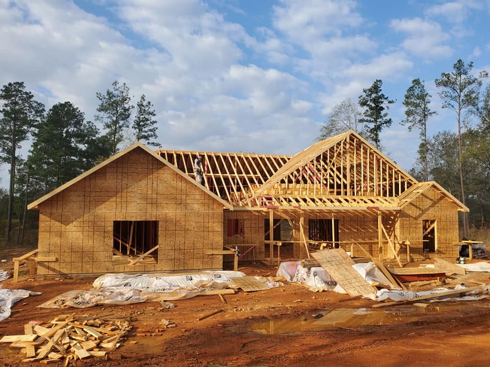 Custom Home Framing in Nacogdoches