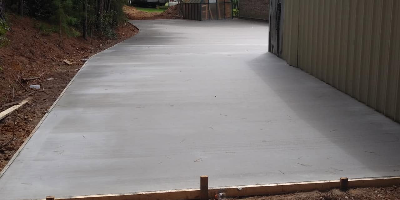 New Driveway Pour in Lufkin