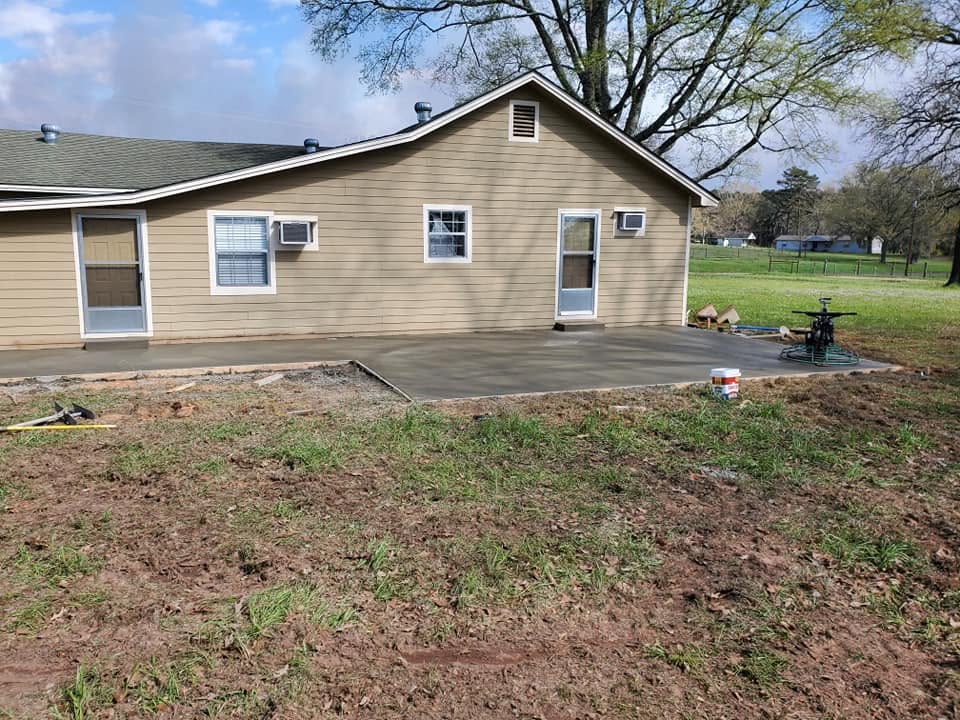 Concrete Patio in Nacogdoches