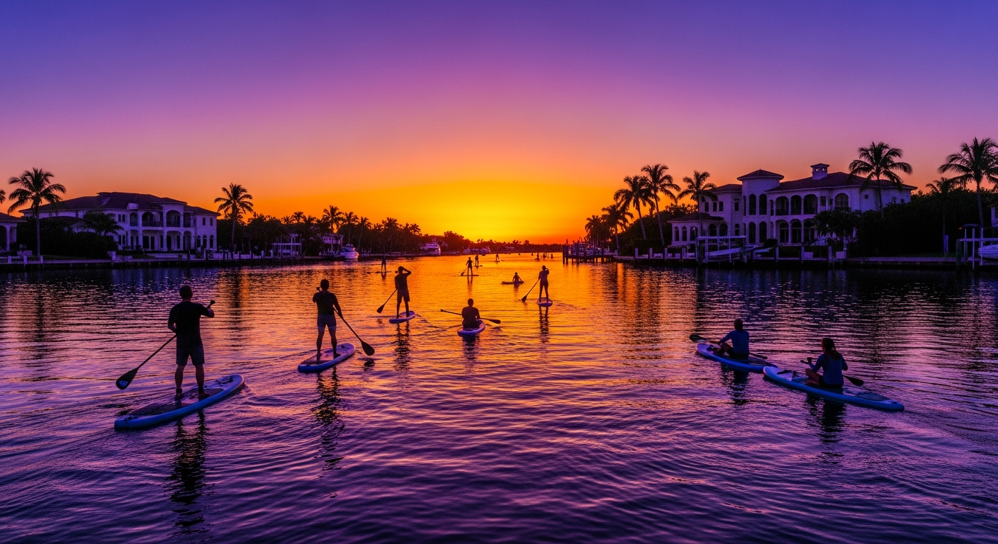 Paddleboard Yoga Lesson & Session in Fort Lauderdale gallery 3