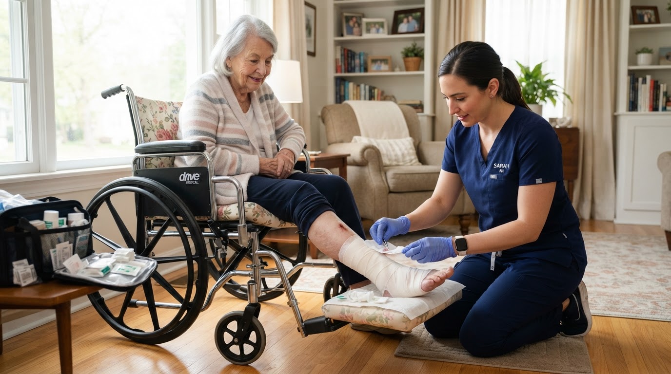 Wound Care for Patients with Limited Mobility: Making Home Recovery Work