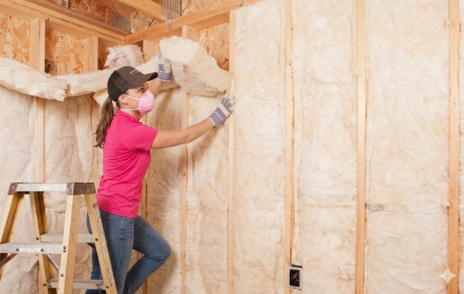Attic Insulation Installation