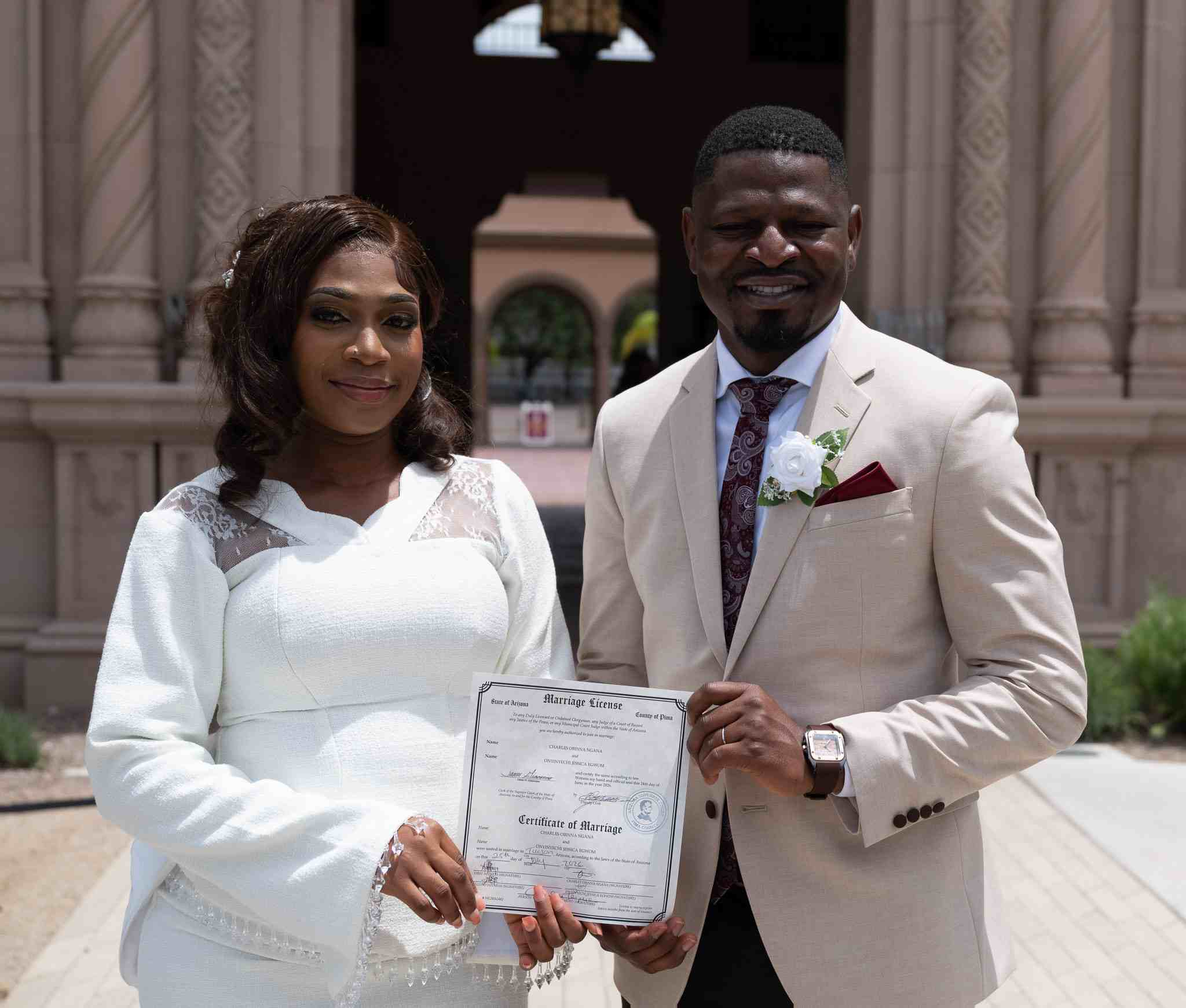 Marriage License Milestone