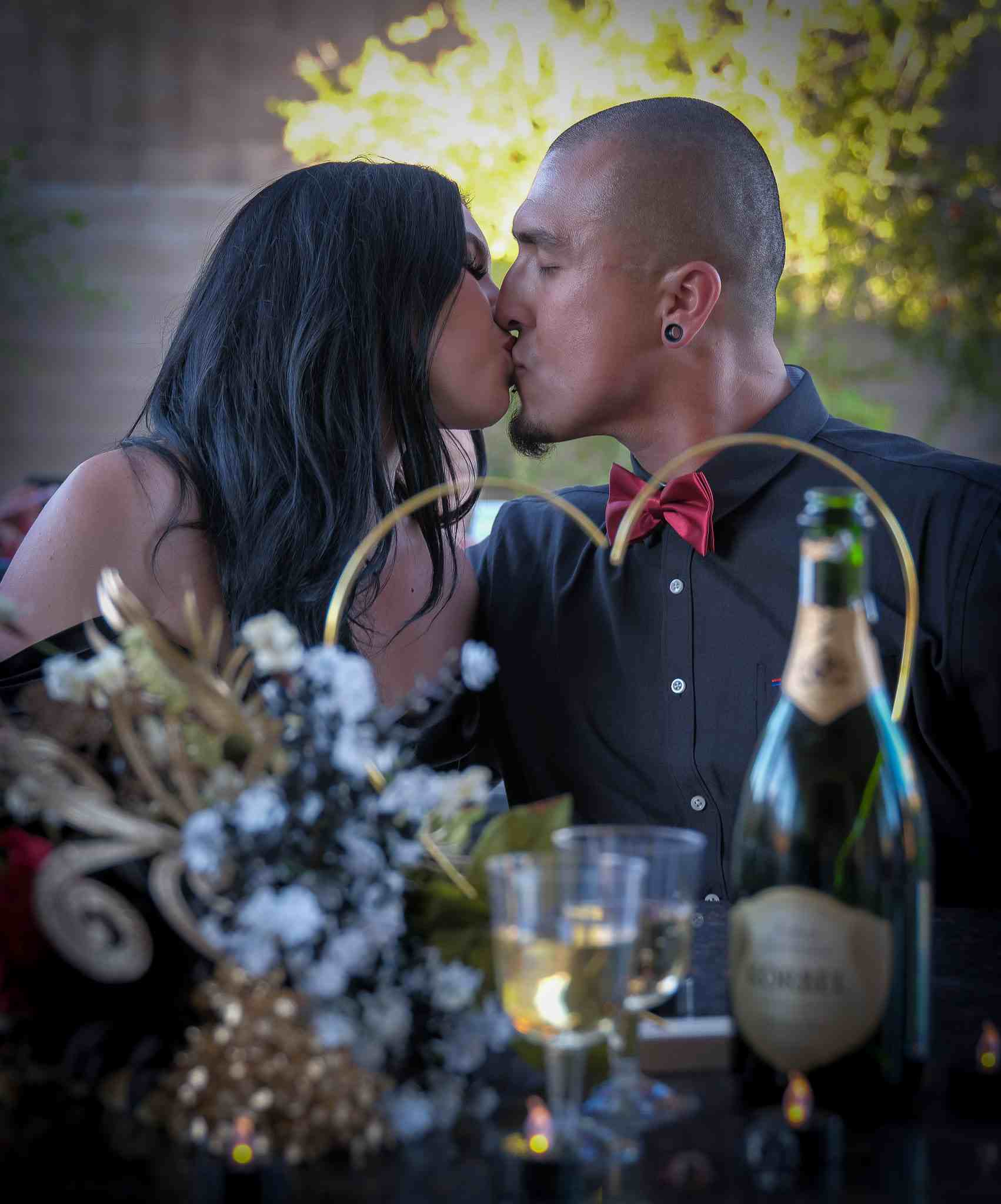 Romantic Champagne Toast