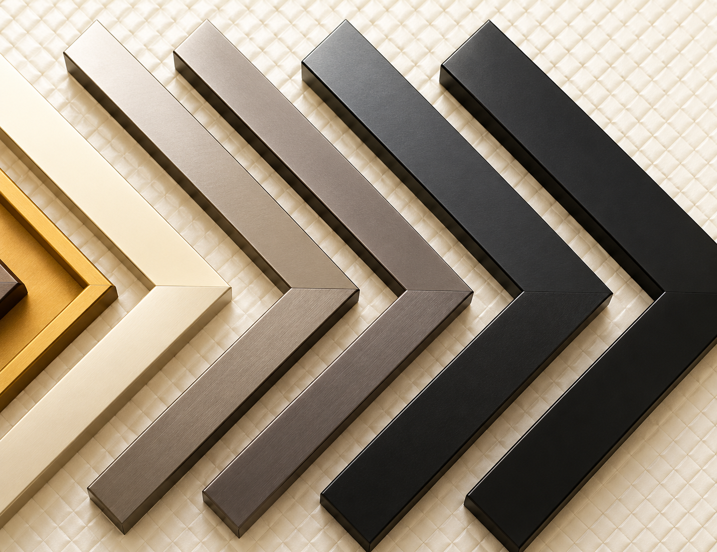 Hand-Made Closed Corner Metal Frames