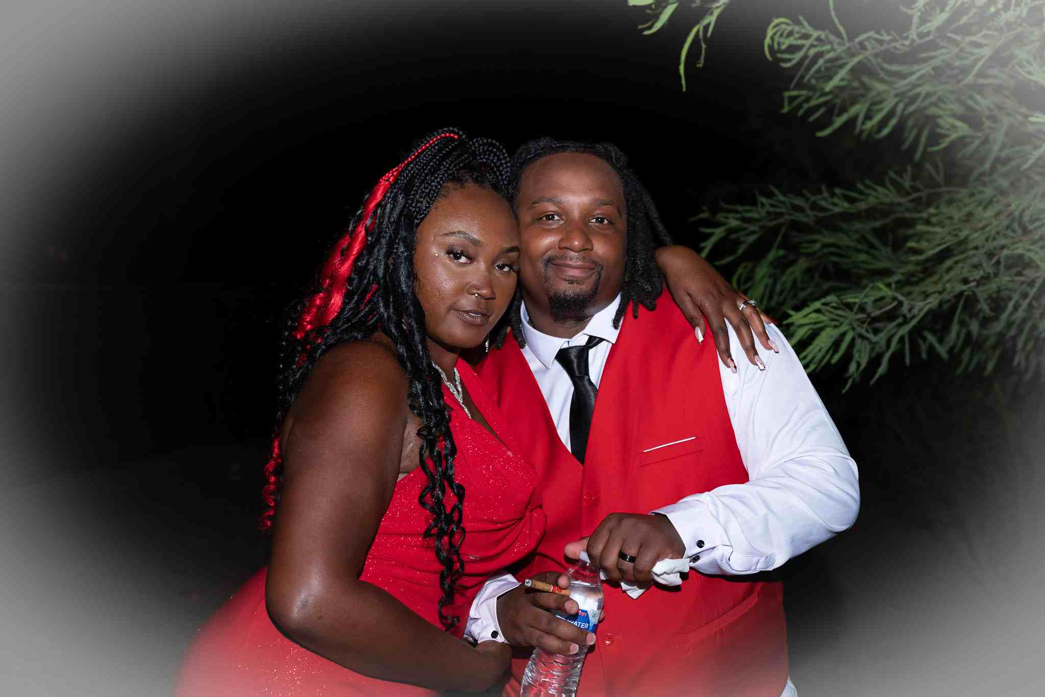 Evening Celebration Couple Portrait