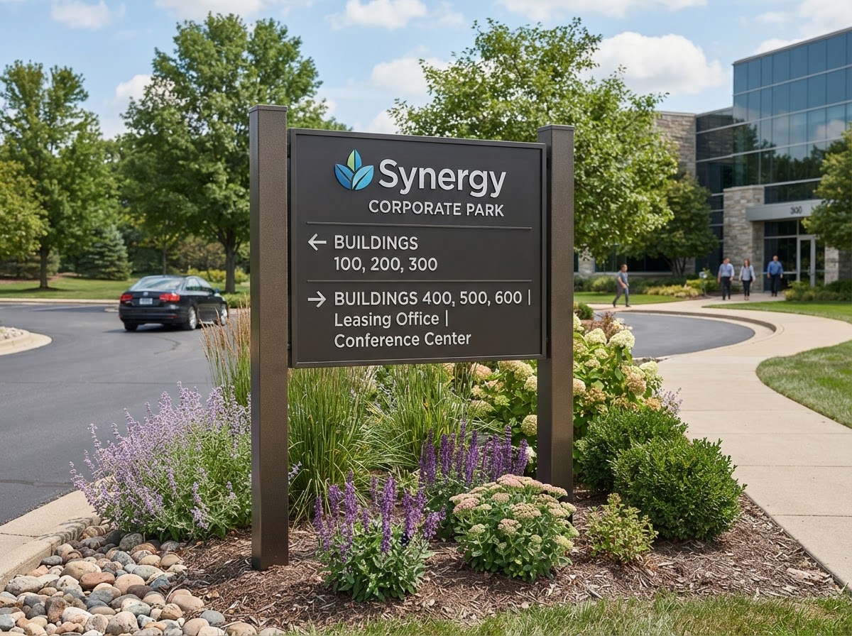 Aluminum Post & Panel — Office Park