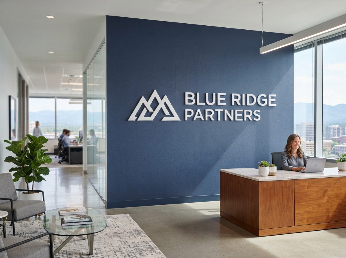 Acrylic Dimensional Logo — Blue Ridge Partners