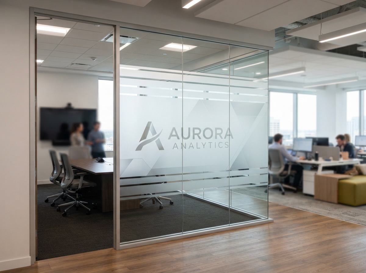 Frosted Glass Partition — Larkspur Legal