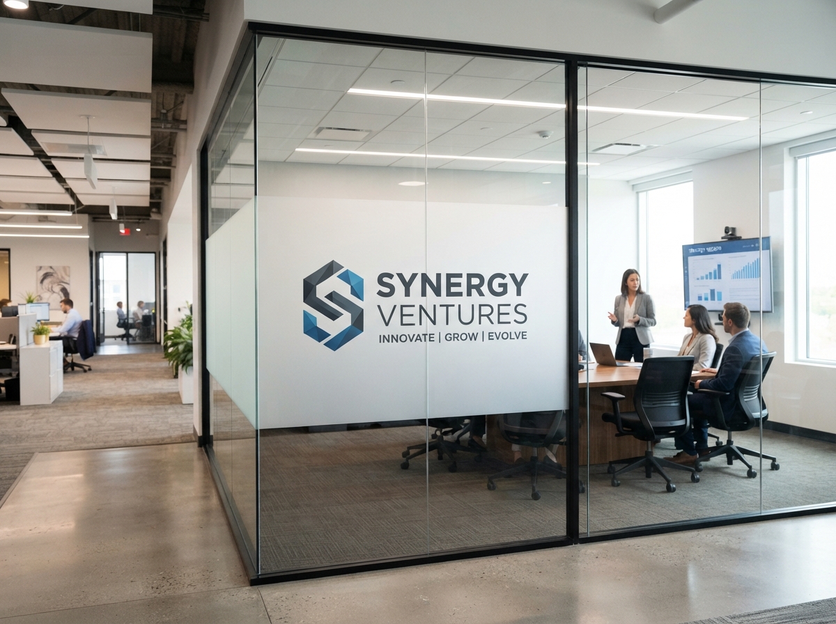 Frosted Glass Conference Room — Keystone Architects