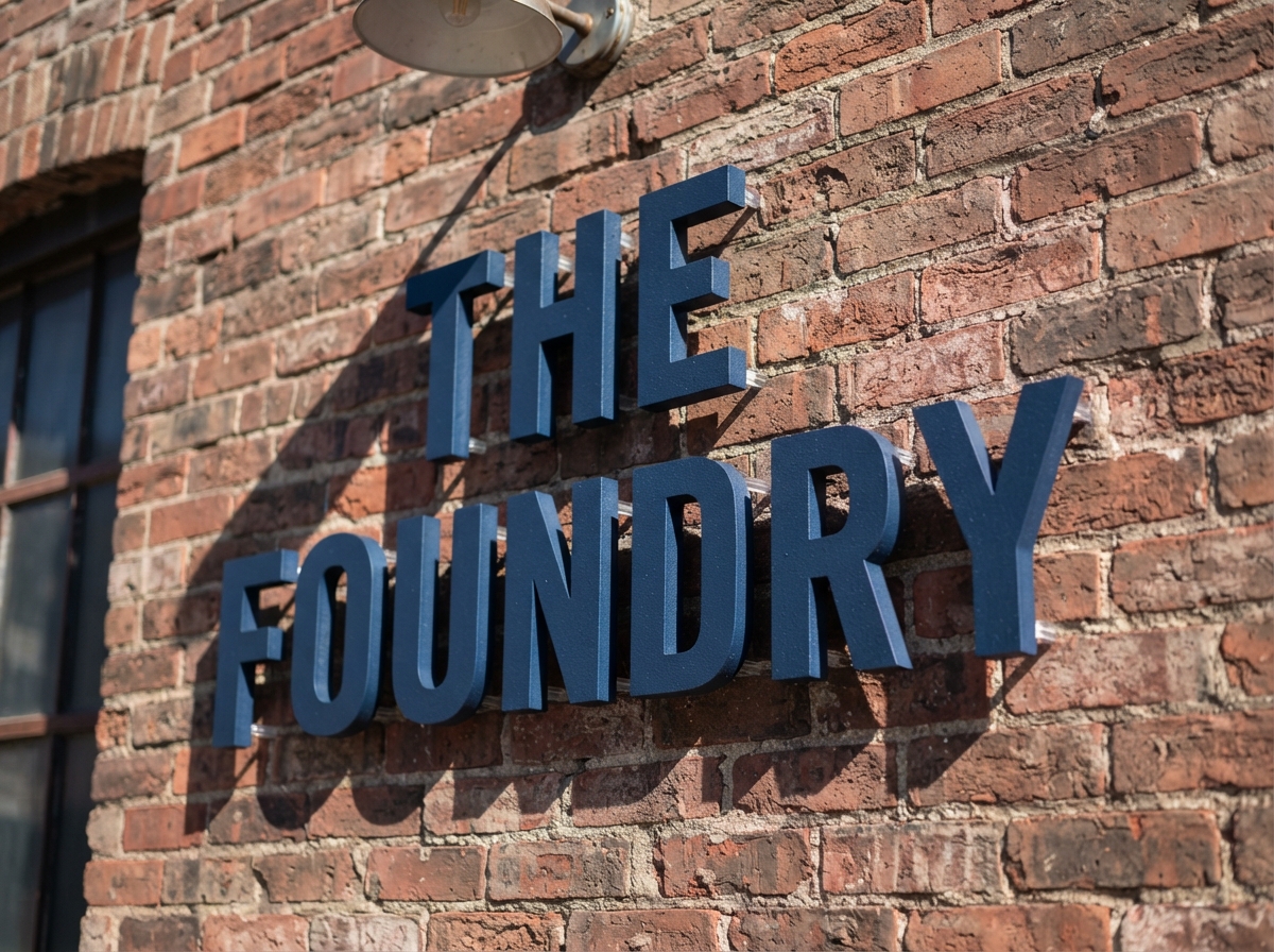 Painted HDU Letters — The Foundry