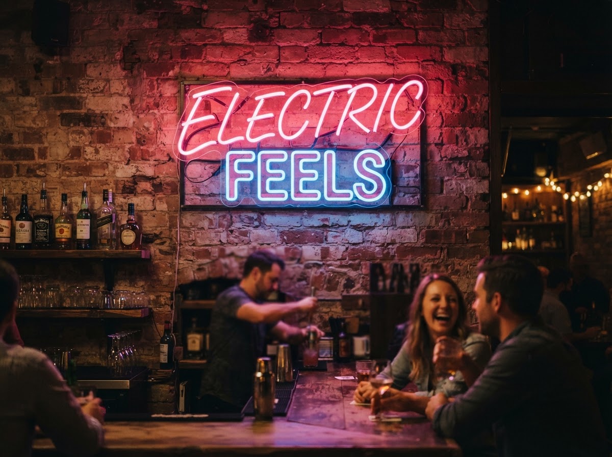 Custom LED Neon — The Velvet Hour
