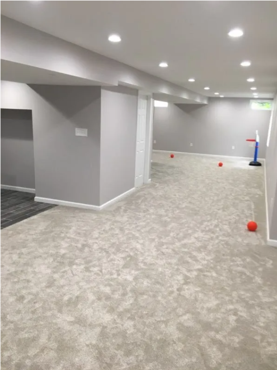 Finished Basement Game Room