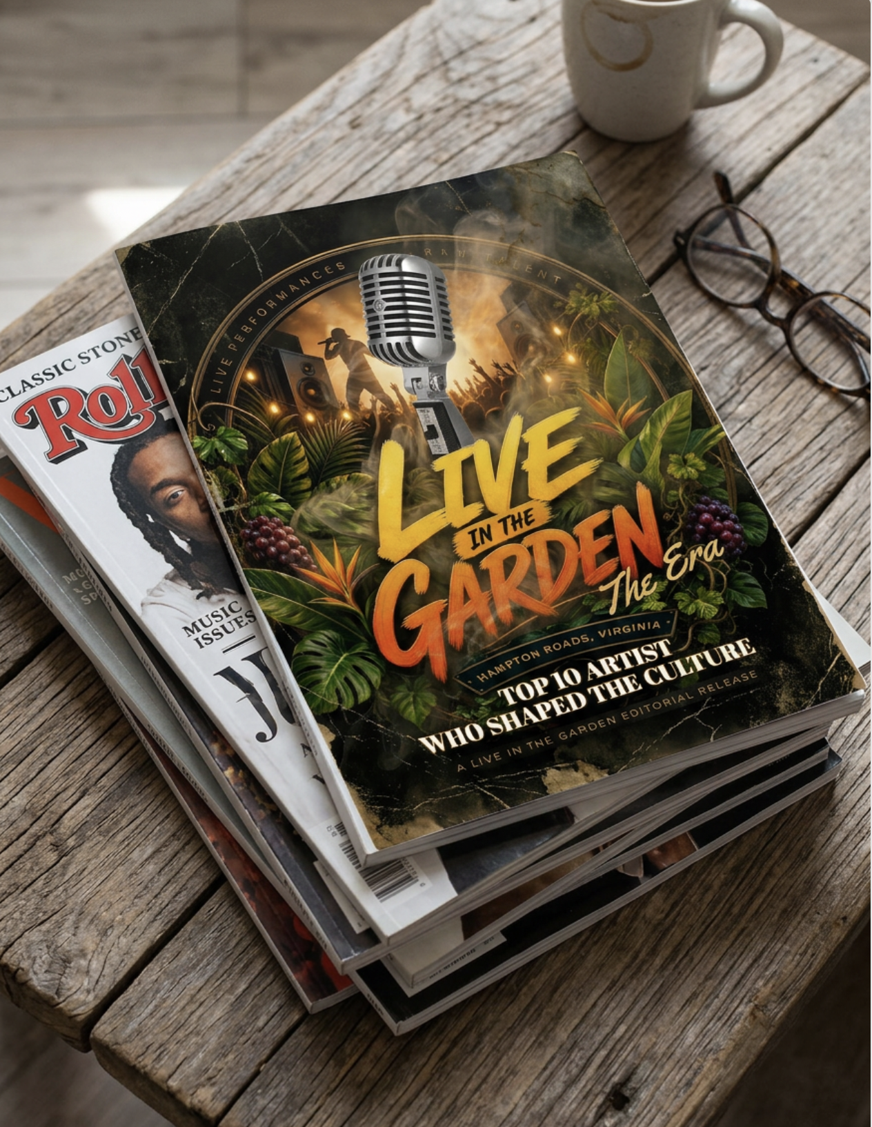 Live in the Garden Magazine Cover