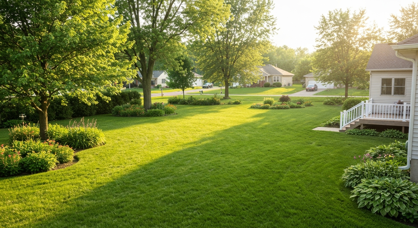 Clean backyard in Fort Gratiot, MI