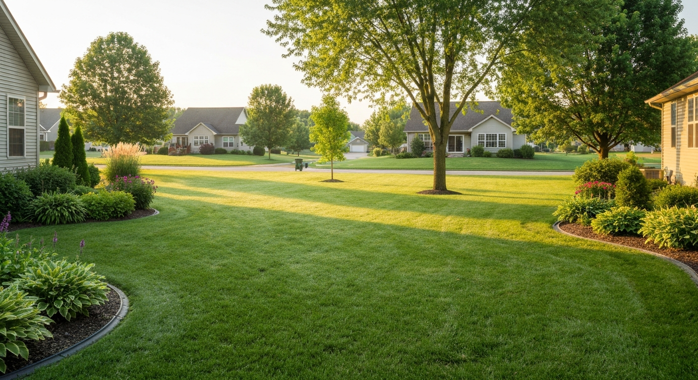 Clean backyard in Kimball, MI