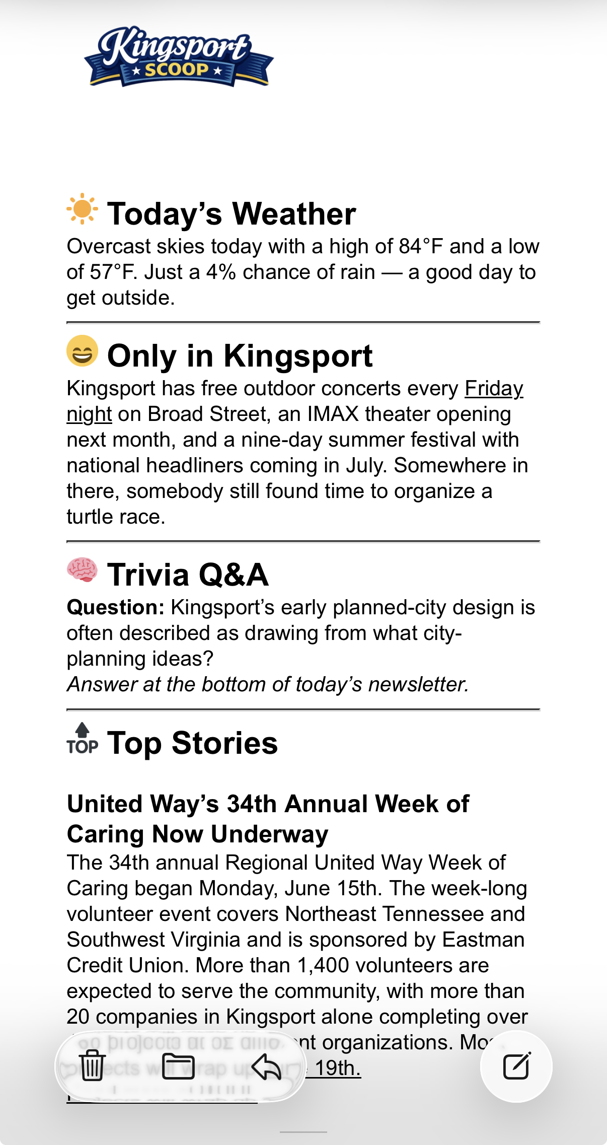 Newsletter Preview
