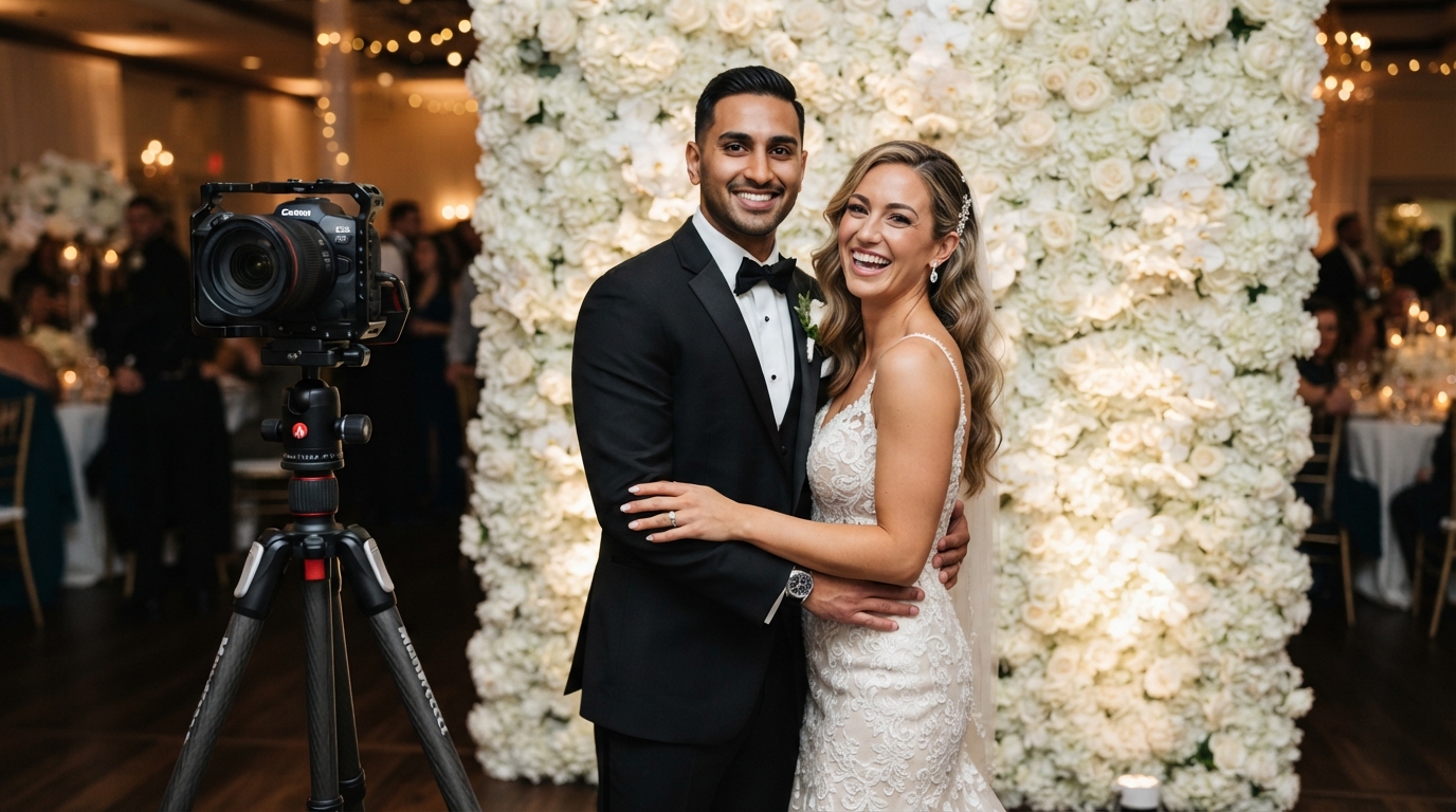 DSLR Studio Experience at an elegant event