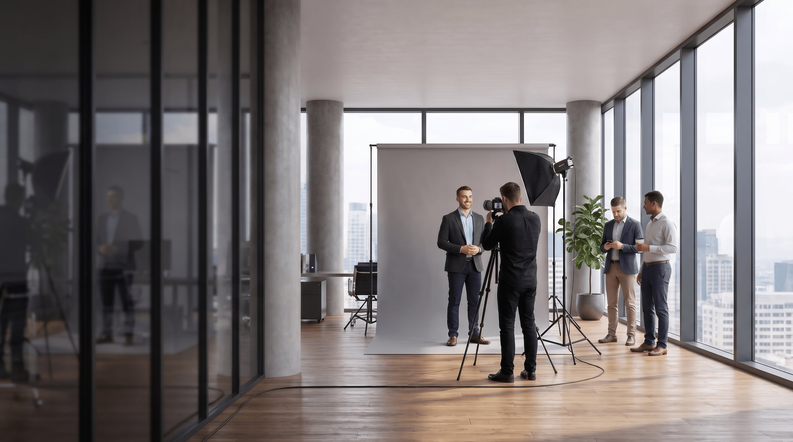 Photo-N-Go corporate headshot session