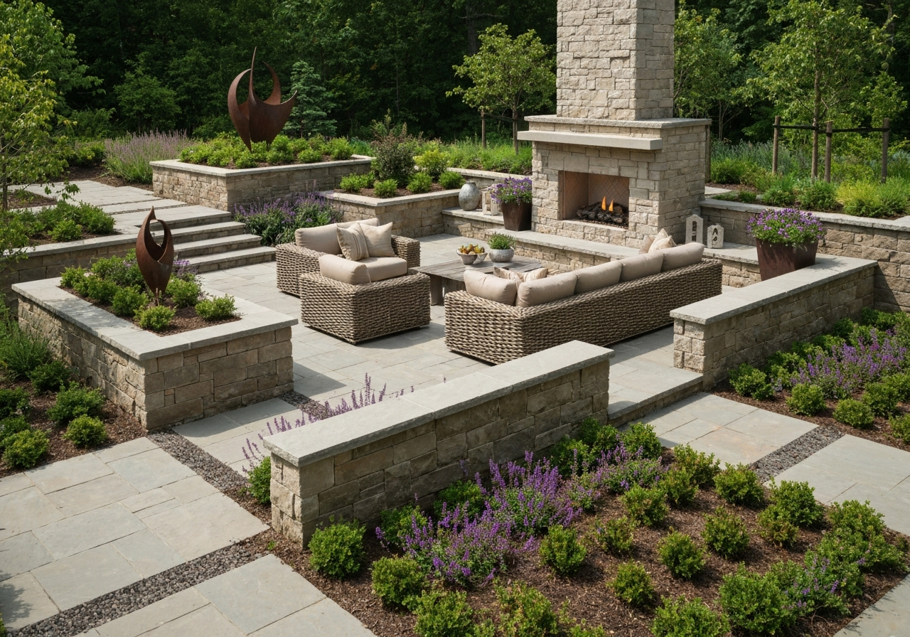 Patio & Seating Area