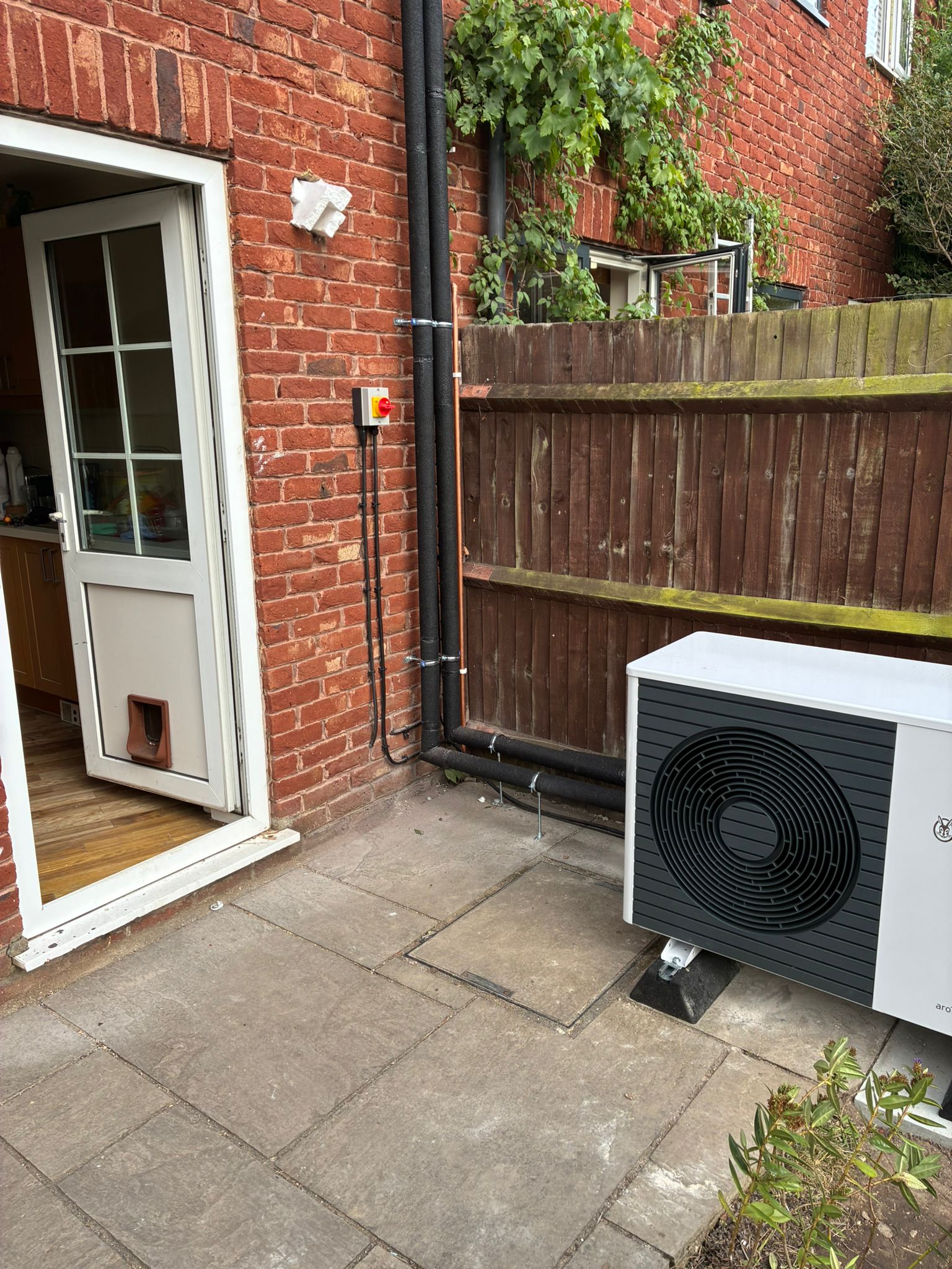 Vaillant heat pump exterior view