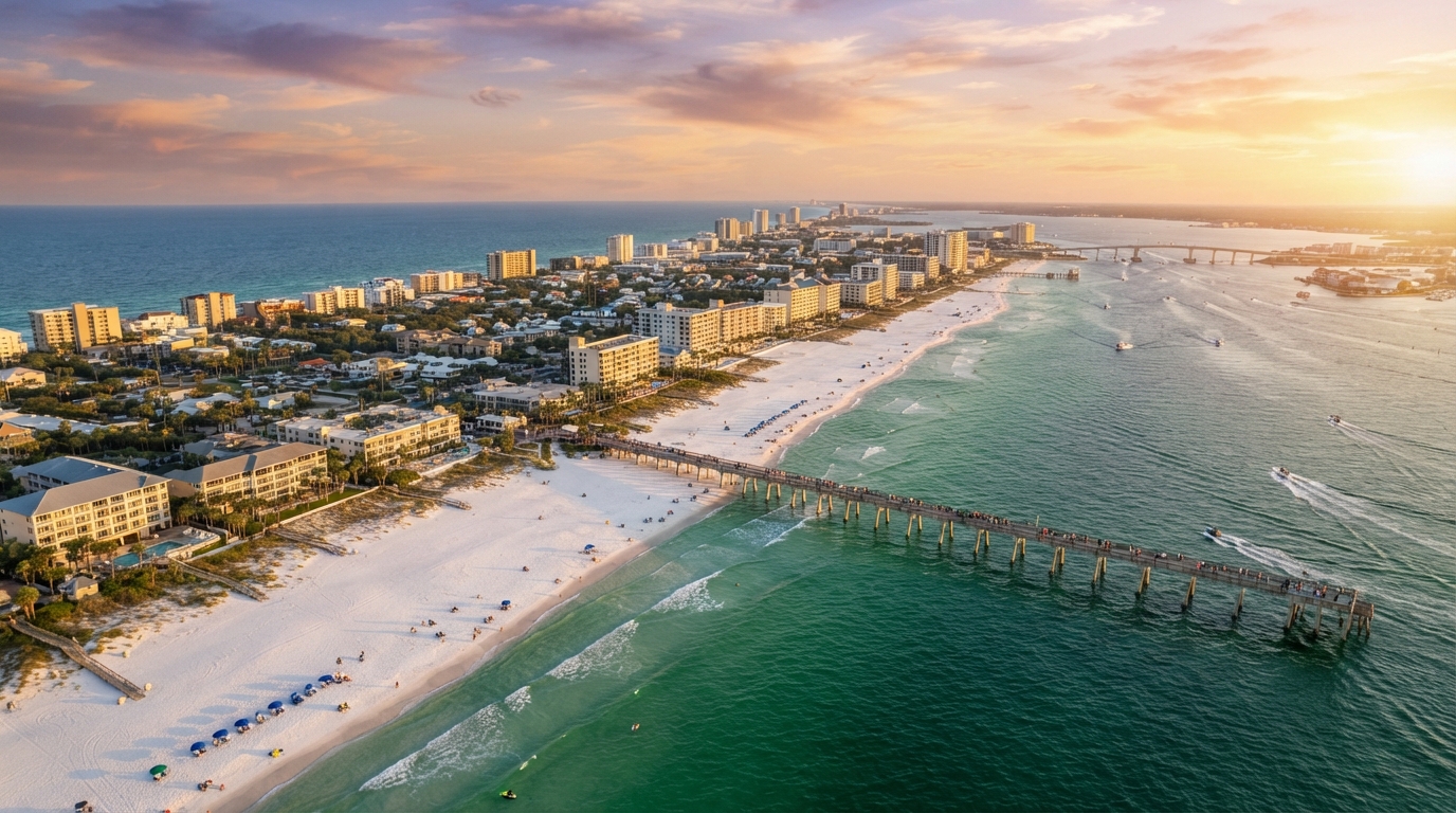 Fort Walton Beach, Florida cityscape