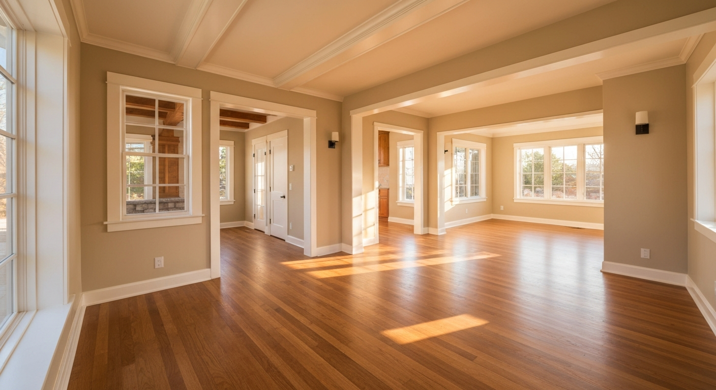 Finished beautiful home interior
