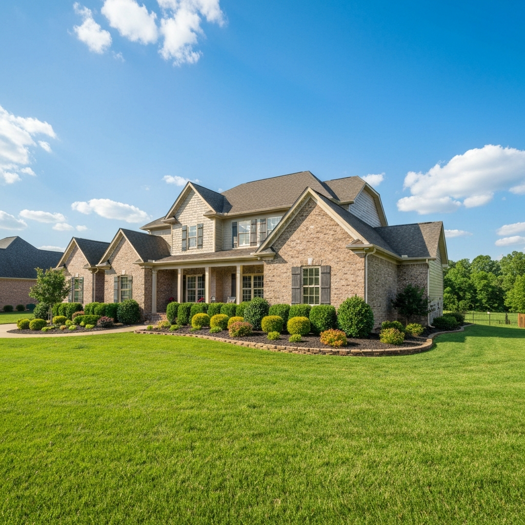 Beautiful home exterior in Jefferson County, Tennessee