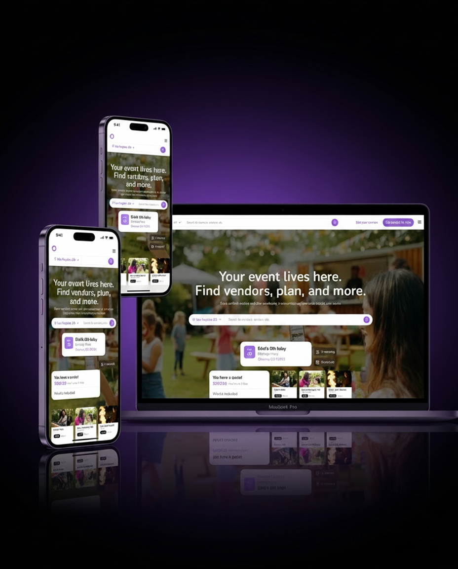 Instaparty App Mockup