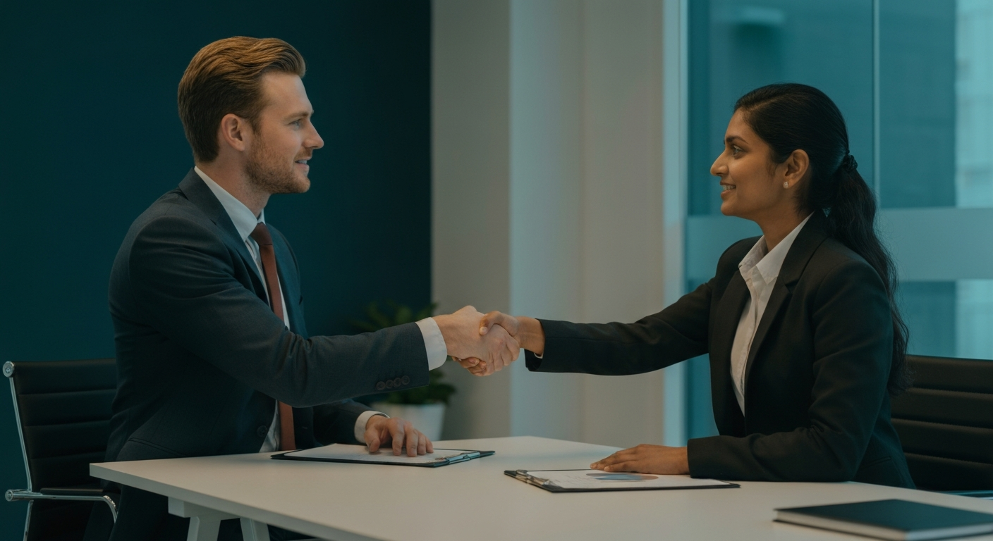 Partnership handshake