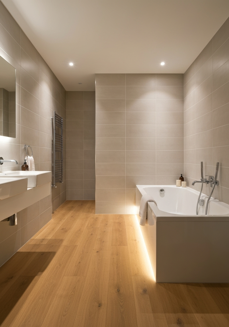 Custom bathroom design in Israel by Racheli Klein — elegant, spa-like bathroom interior design in Bet Shemesh