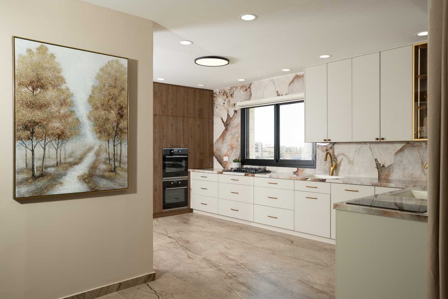 Modern kitchen layout