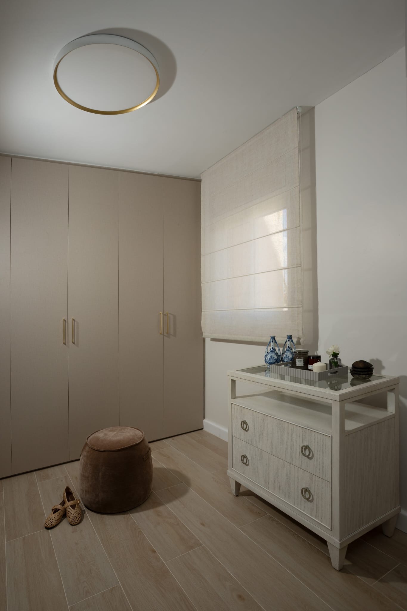 Bedroom or closet area