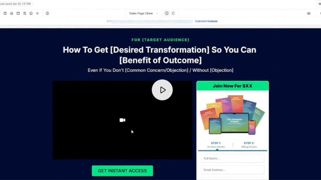 Build Your Sales Page