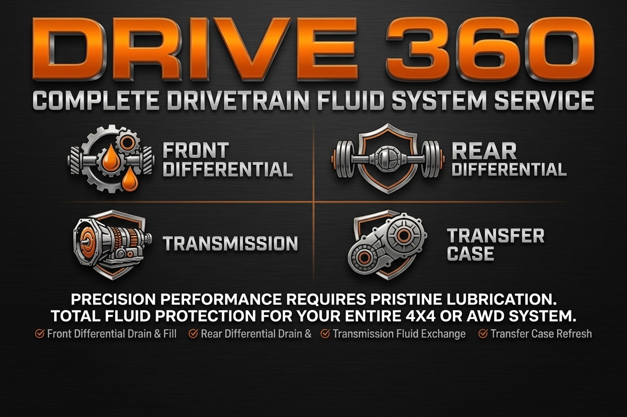 Complete Drivetrain Fluid System Service